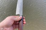 48 TIMERS AUKSJON - Senko Damaskus Kiritsuke + Sashimi-kniv