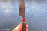 48 TIMERS AUKSJON - Senko 67-lags Damascus 2-delt knivsett + Sashimi-kniv