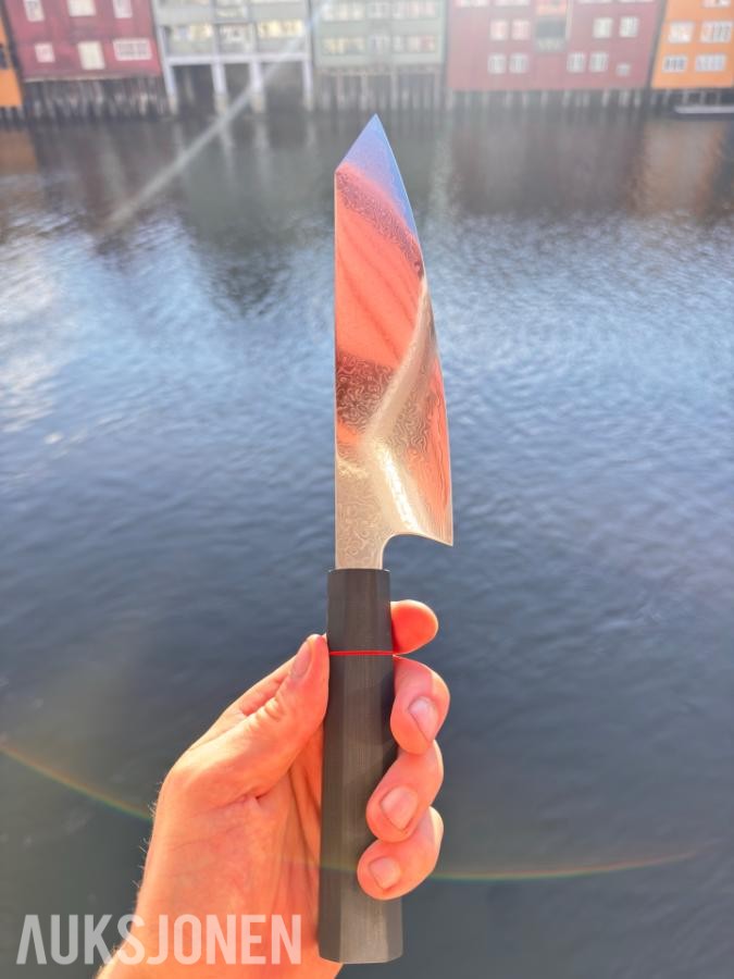 48 TIMERS AUKSJON -  Senko 67-lags Damaskus Kiritsuke + Sashimi-kniv