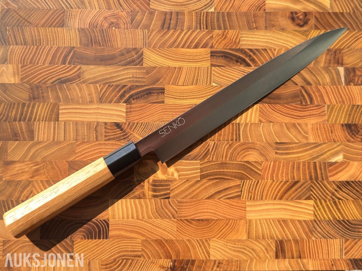 48 TIMERS AUKSJON -  Senko 67-lags Damaskus Kiritsuke + Sashimi-kniv