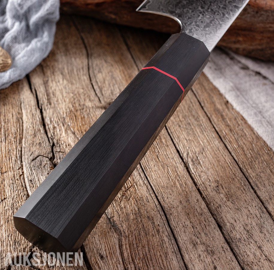 48 TIMERS AUKSJON -  Senko 67-lags Damaskus Kiritsuke + Sashimi-kniv