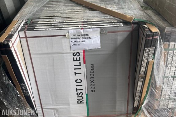 48 m2 (kvadrat) med fliser! Overskudd fra stort prosjekt! JD88027
