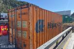 2005 20 FOTS LAGERCONTAINER INNREDET MED LYS OG HYLLER
