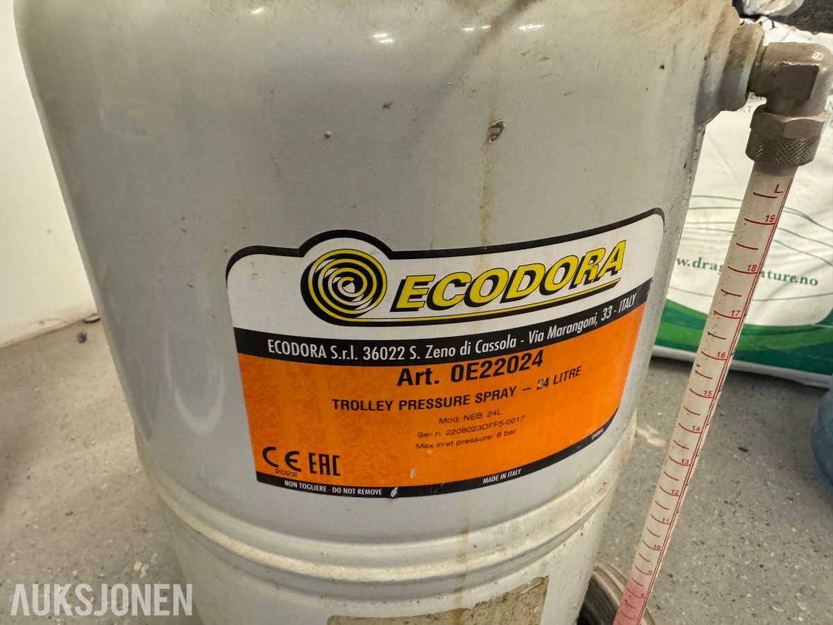 ECODORA NEB 24L TRYKKSPRØYTE – 24 LITER
